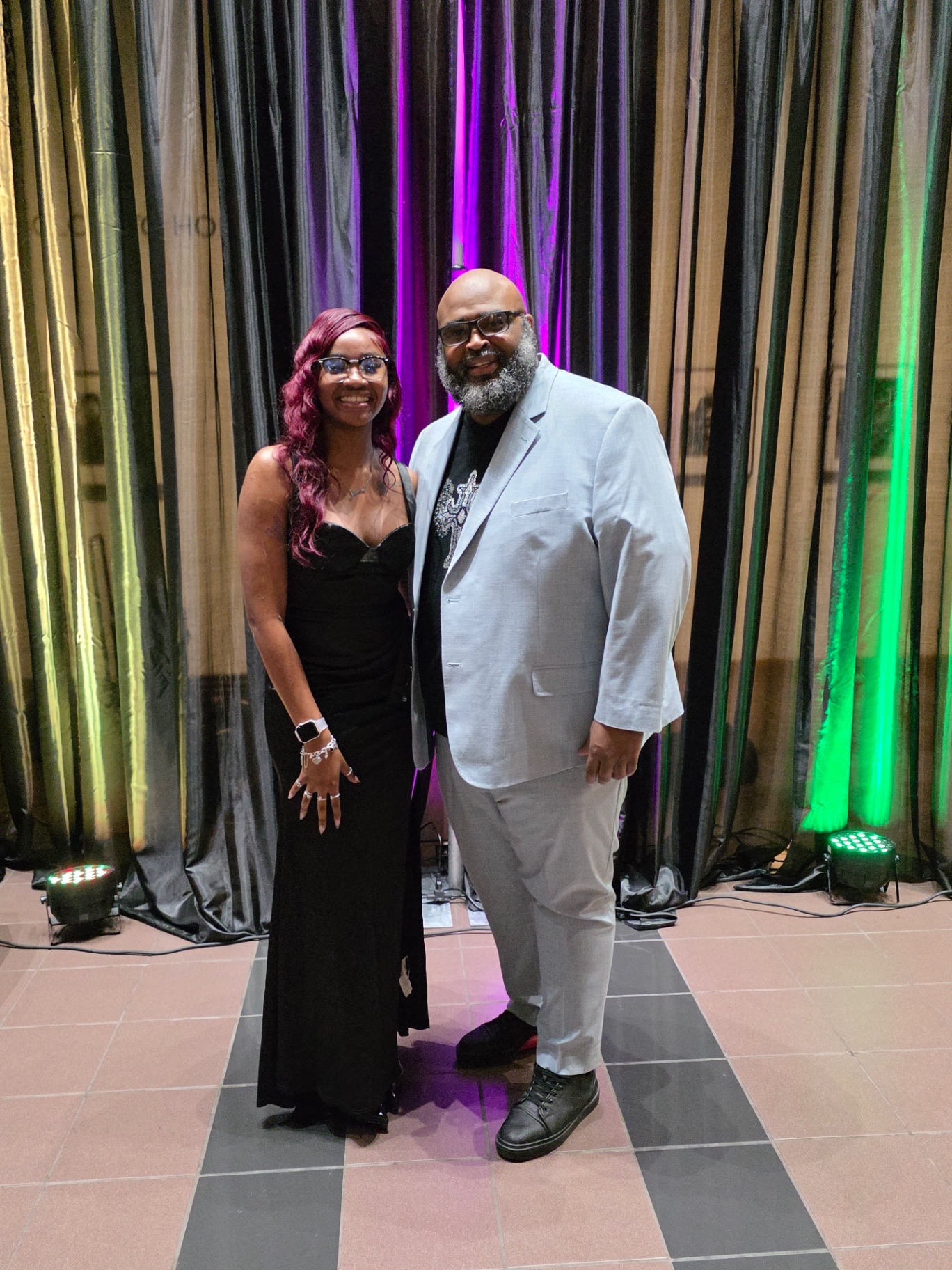 Couple at the 2026 Mardi Gras Ball